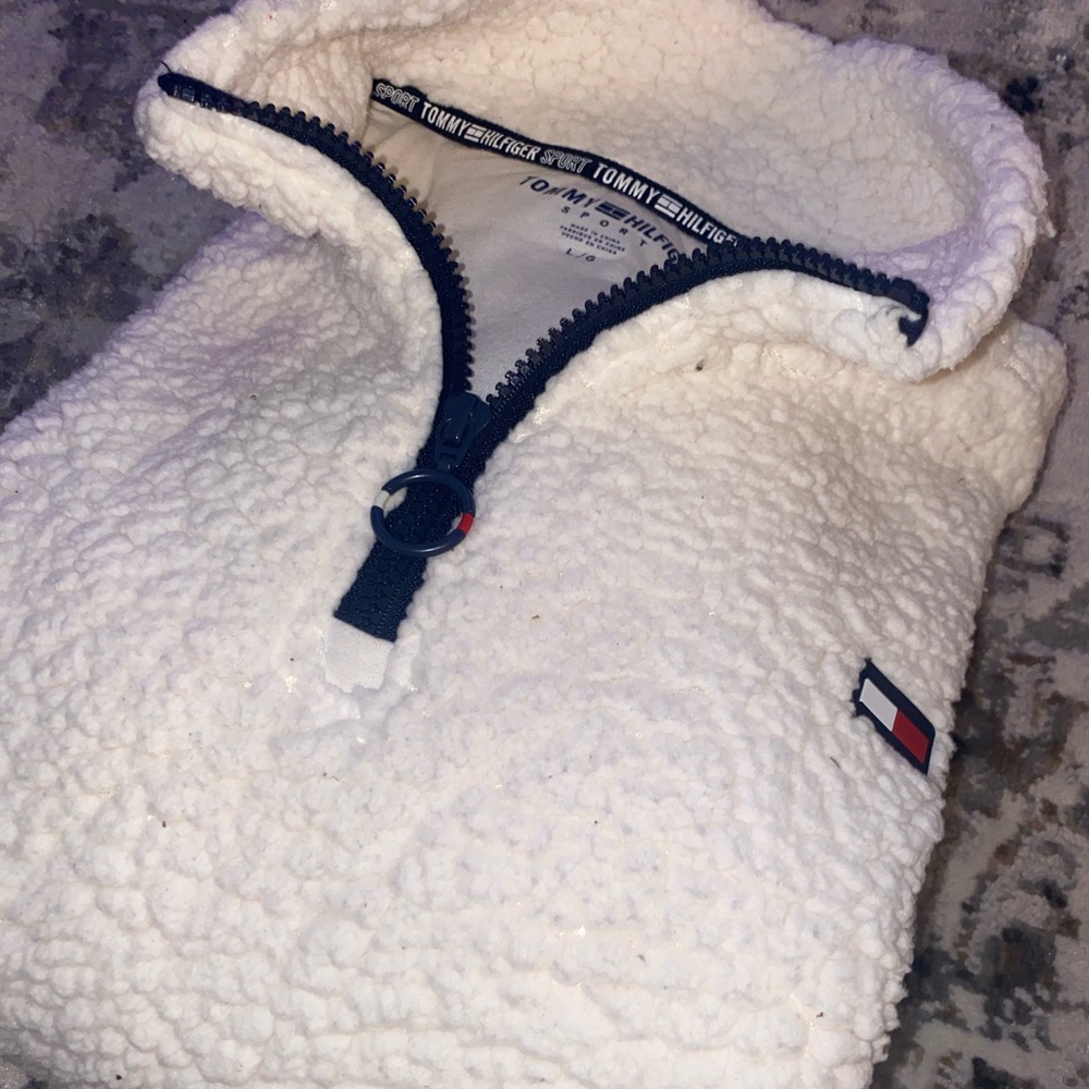 Tommy Hilfiger (sherpa fleece) quarter-zip
